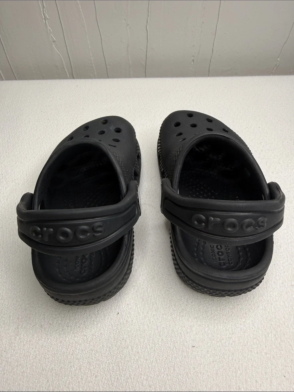 CROCS Kids Black Classic Clog Sandals
